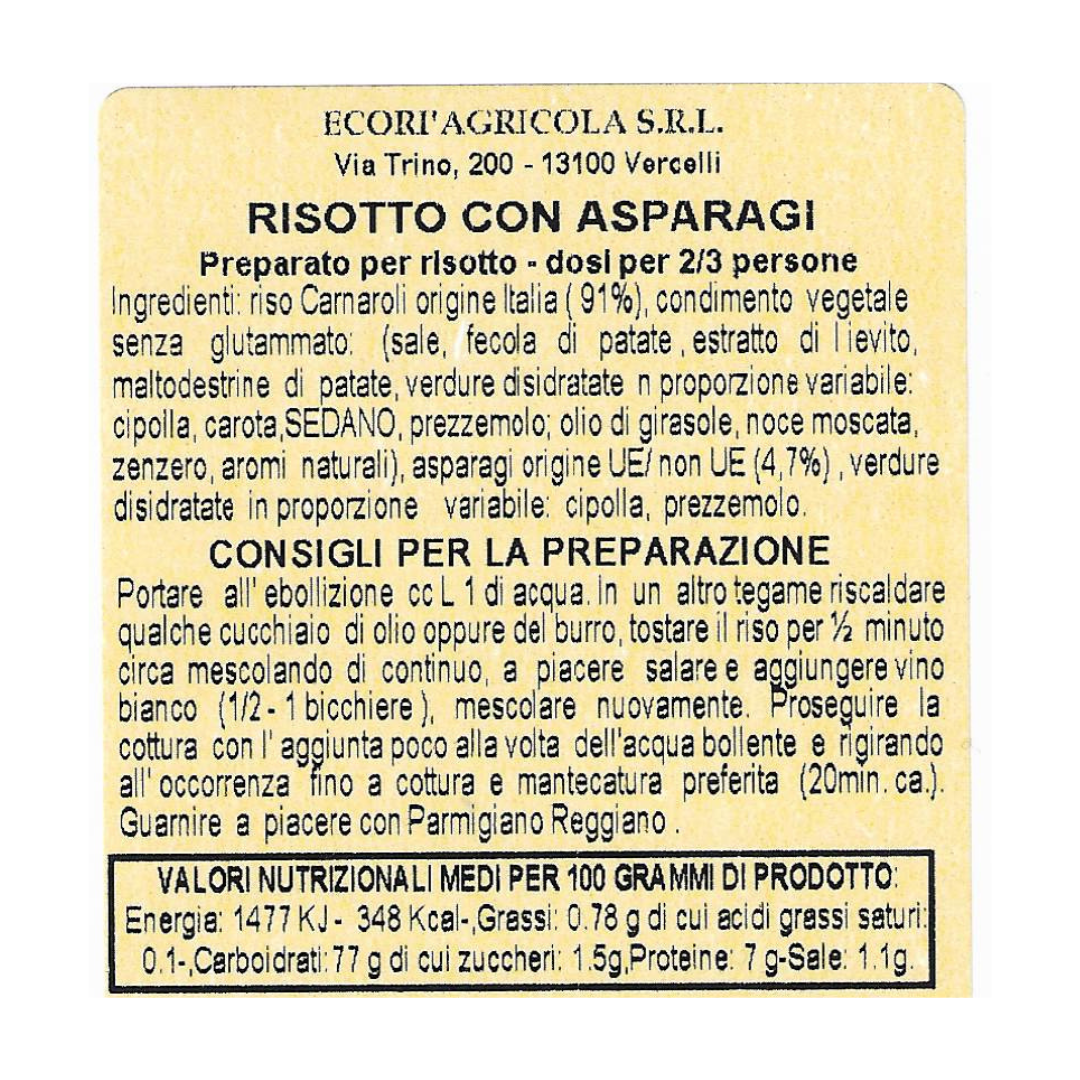 Risottino agli asparagi con Riso Carnaroli Classico